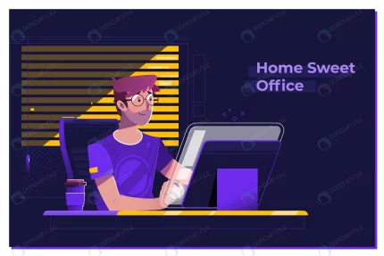 young man working modern loft office night crc102bdaa0 size1.33mb - title:graphic home - اورچین فایل - format: - sku: - keywords: p_id:353984