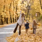young woman little girl boy walking autumn forest crc2374c525 size10.87mb 6720x4480 - title:Home - اورچین فایل - format: - sku: - keywords:وکتور,موکاپ,افکت متنی,پروژه افترافکت p_id:63922