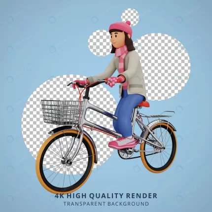 young woman riding bicycle 3d cartoon character i crcb35f40f0 size17.18mb 1 - title:graphic home - اورچین فایل - format: - sku: - keywords: p_id:353984