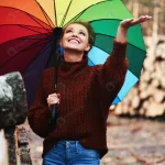 - young woman with umbrella autumn forest crc9f64fea2 size21.26mb 4912x7360 - Home