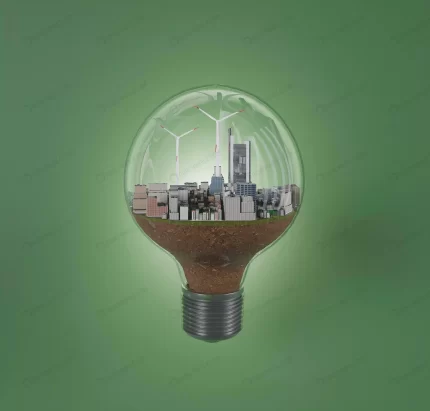 3d bulb with windmill project saving energy crcb775a826 size0.20mb 2300x2200 - title:graphic home - اورچین فایل - format: - sku: - keywords: p_id:353984