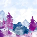 - abstract watercolor landscape background crc1978c81b size28.37mb - Home