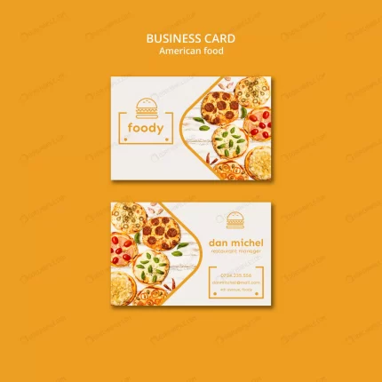 american food business card template crc4fdec6da size39.67mb - title:graphic home - اورچین فایل - format: - sku: - keywords: p_id:353984