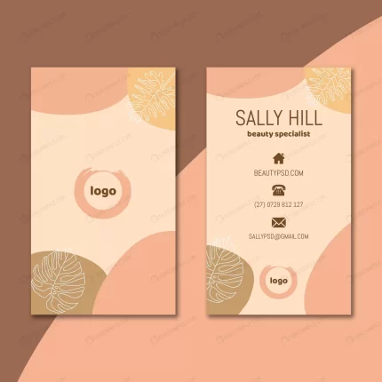 beauty salon business card template set crc649b6451 size0.75mb - title:graphic home - اورچین فایل - format: - sku: - keywords: p_id:353984