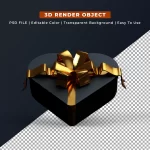 black heart shape gift box 3d render crcf6e04368 size5.25mb - title:Home - اورچین فایل - format: - sku: - keywords:وکتور,موکاپ,افکت متنی,پروژه افترافکت p_id:63922