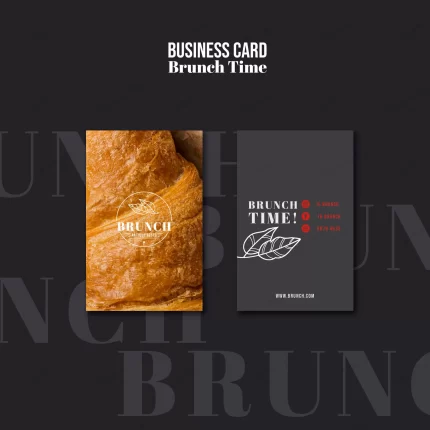 brunch time business card template crcf992deb9 size9.53mb - title:graphic home - اورچین فایل - format: - sku: - keywords: p_id:353984