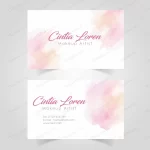 business card with watercolor stains template crc895a9c3f size4.00mb - title:Home - اورچین فایل - format: - sku: - keywords:وکتور,موکاپ,افکت متنی,پروژه افترافکت p_id:63922