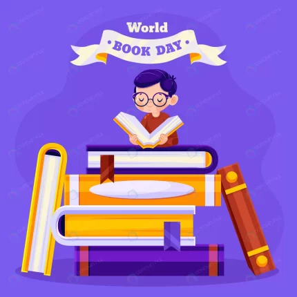 cartoon world book day illustration crcae106a31 size0.82mb - title:graphic home - اورچین فایل - format: - sku: - keywords: p_id:353984