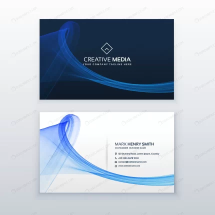 clean blue business card with wave shape crc5f02f97f size2.46mb - title:graphic home - اورچین فایل - format: - sku: - keywords: p_id:353984