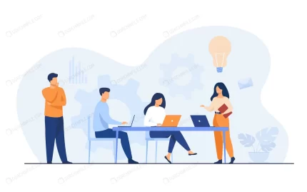 company employees planning task and brainstorming crce5206050 size0.90mb - title:graphic home - اورچین فایل - format: - sku: - keywords: p_id:353984