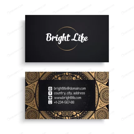 corporate business card template with ethnic luxu crcf4a19181 size9.17mb - title:graphic home - اورچین فایل - format: - sku: - keywords: p_id:353984