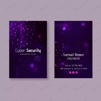 - cyber security double sided vertical business car crc0a13ed3a size1.94mb - Home