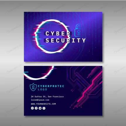 cyber security horizontal business card template crc557396c0 size6.69mb - title:graphic home - اورچین فایل - format: - sku: - keywords: p_id:353984