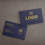 - dark blue bussiness card with golden design crc04868158 size42.83mb - Home