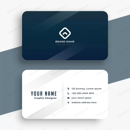- dark blue white simple business card design crc8737eb0b size0.60mb - Home