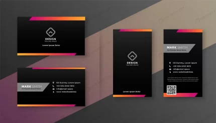 - dark business card design with colorful shape crc76b07b9e size1.70mb - Home
