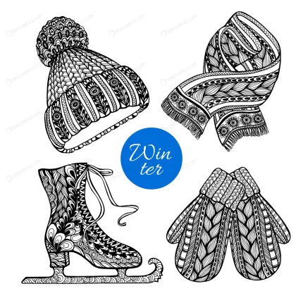 decorative skates mittens scarf doodle icons crcab659598 size6.42mb - title:graphic home - اورچین فایل - format: - sku: - keywords: p_id:353984