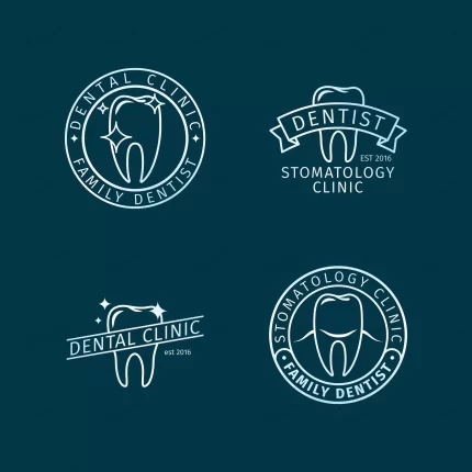 dental clinic line logo templates crc292bf3d3 size1.59mb - title:graphic home - اورچین فایل - format: - sku: - keywords: p_id:353984