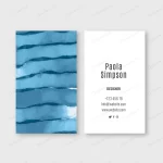 - elegant business card template with watercolor br crce8473eff size7.18mb - Home