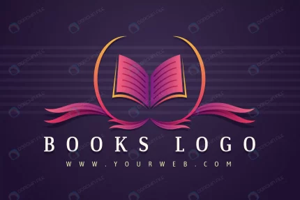 gradient book company logo template crc0e4a3ef5 size0.52mb - title:graphic home - اورچین فایل - format: - sku: - keywords: p_id:353984