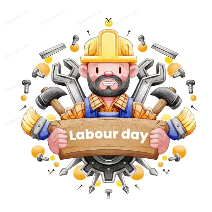 hand painted watercolor labour day illustration.j crc65caf67a size30.91mb - title:graphic home - اورچین فایل - format: - sku: - keywords: p_id:353984