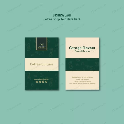 identity coffee shop business card template pack crc0fc2e19d size4.71mb - title:graphic home - اورچین فایل - format: - sku: - keywords: p_id:353984