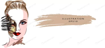 illustration on the theme of makeup and beauty st crcc8039906 size3.49mb - title:graphic home - اورچین فایل - format: - sku: - keywords: p_id:353984