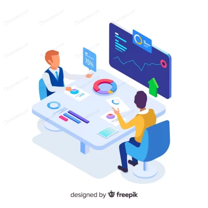 isometric business people meeting illustration crca1d99cf2 size0.91mb - title:graphic home - اورچین فایل - format: - sku: - keywords: p_id:353984