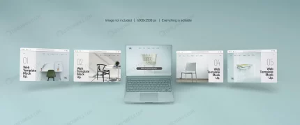 laptop screen with website presentation mockup is crcf6f0c2e7 size73.89mb - title:graphic home - اورچین فایل - format: - sku: - keywords: p_id:353984