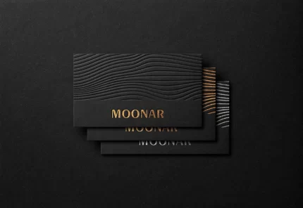 luxury business card mockup with gold letterpress crc32dd801c size92.48mb - title:graphic home - اورچین فایل - format: - sku: - keywords: p_id:353984