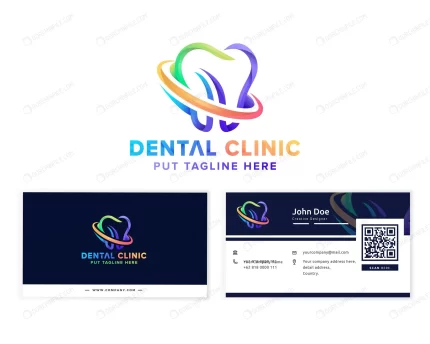 medical dental clinic logo with business card com crc9a67bab9 size2.90mb - title:graphic home - اورچین فایل - format: - sku: - keywords: p_id:353984