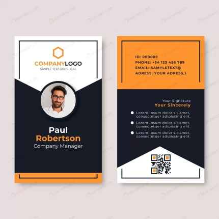 minimal id cards template with photo crc7c7419cc size1.23mb - title:graphic home - اورچین فایل - format: - sku: - keywords: p_id:353984