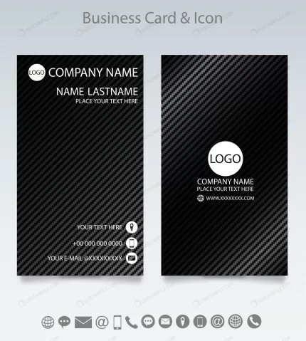 modern business card template icon carbon fiber b crc1d12a4fe size5.05mb - title:graphic home - اورچین فایل - format: - sku: - keywords: p_id:353984