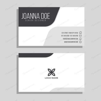 monochrome business card template crc8040dbf6 size2.10mb - title:graphic home - اورچین فایل - format: - sku: - keywords: p_id:353984