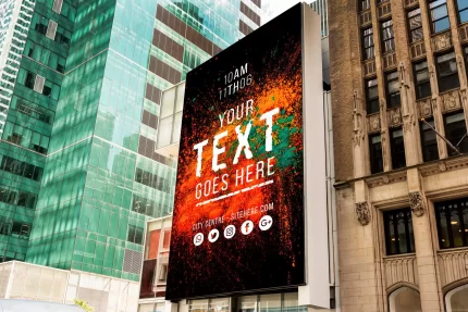 outdoor billboard with mock up 2 crc5affd572 size156.14mb - title:graphic home - اورچین فایل - format: - sku: - keywords: p_id:353984