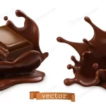 piece of chocolate and chocolate splash 3d realis crcc3804f95 size6.74mb - title:Home - اورچین فایل - format: - sku: - keywords:وکتور,موکاپ,افکت متنی,پروژه افترافکت p_id:63922