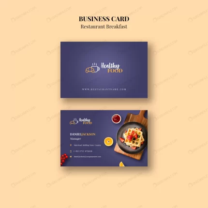 restaurant business card template crca2fc98f8 size36.70mb - title:graphic home - اورچین فایل - format: - sku: - keywords: p_id:353984