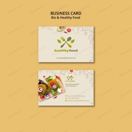 - restaurant with healthy food business card templa crcf39bca42 size13.47mb - Home