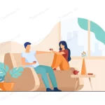 romantic couple sitting sofa talking drinking cof crcfd6c34af size1.18mb - title:Home - اورچین فایل - format: - sku: - keywords:وکتور,موکاپ,افکت متنی,پروژه افترافکت p_id:63922
