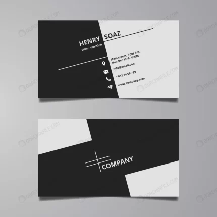 simple black white business card template crcec428d56 size0.58mb - title:graphic home - اورچین فایل - format: - sku: - keywords: p_id:353984