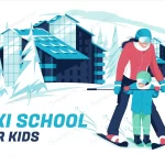 ski school concept woman learns ski child crc025743ce size2.07mb - title:Home - اورچین فایل - format: - sku: - keywords:وکتور,موکاپ,افکت متنی,پروژه افترافکت p_id:63922