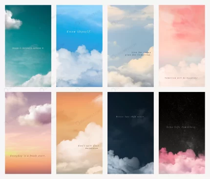 sky clouds psd mobile wallpaper template with ins crcd191a41e size61.22mb - title:graphic home - اورچین فایل - format: - sku: - keywords: p_id:353984