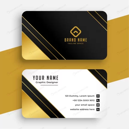 stylish golden premium business card template crc2822af5a size0.76mb - title:graphic home - اورچین فایل - format: - sku: - keywords: p_id:353984