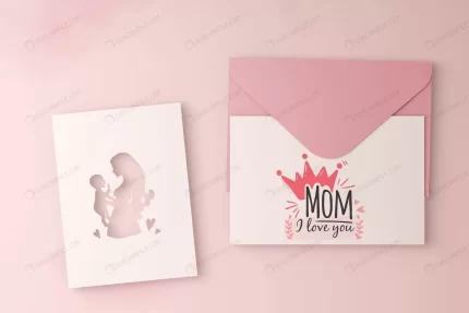 top view mother s day card with envelope crc0a5db7dc size32.17mb - title:graphic home - اورچین فایل - format: - sku: - keywords: p_id:353984