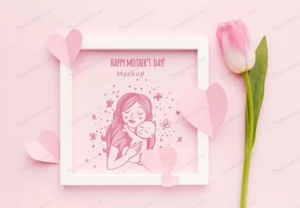 top view mothers day concept crc9b278afd size54.84mb - title:graphic home - اورچین فایل - format: - sku: - keywords: p_id:353984