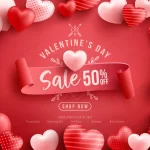 valentine s day sale 50 off poster banner with ma crc15883451 size17.86mb - title:Home - اورچین فایل - format: - sku: - keywords:وکتور,موکاپ,افکت متنی,پروژه افترافکت p_id:63922