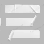 white glued crumpled stickers with curled corners crc5e8dc692 size6.67mb - title:Home - اورچین فایل - format: - sku: - keywords:وکتور,موکاپ,افکت متنی,پروژه افترافکت p_id:63922