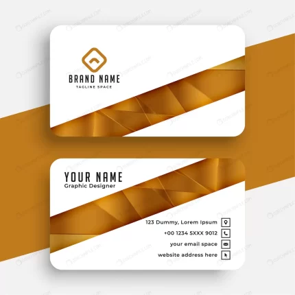 white golden business card design template crcd129aa50 size0.87mb - title:graphic home - اورچین فایل - format: - sku: - keywords: p_id:353984