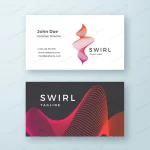 abstract blend swirl business card template elega crcb7a77830 size3.40mb - title:Home - اورچین فایل - format: - sku: - keywords:وکتور,موکاپ,افکت متنی,پروژه افترافکت p_id:63922