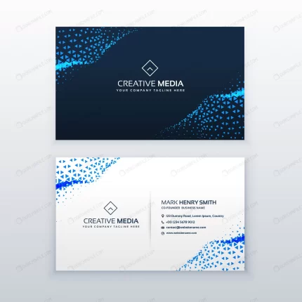 abstract blue business card design with triangles crcec524592 size1.28mb - title:graphic home - اورچین فایل - format: - sku: - keywords: p_id:353984